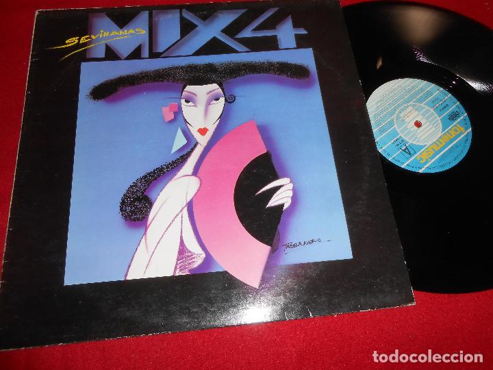 Vinyl records: SEVILLANAS MIX 4 LP 1989 FONOMUSIC EDICION ESPA&Ntilde;OLA SPAIN TORRELAGUNA