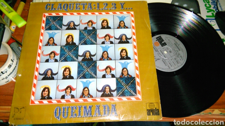 Discos de vinilo: Claqueta:1,2,3 y...queimada lp queimada 1972 - Foto 1