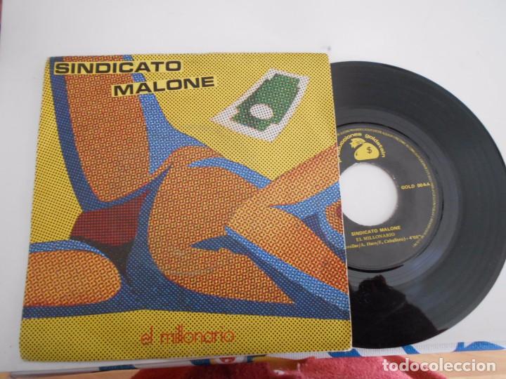 Discos de vinilo: SINDICATO MALONE-SINGLE EL MILLONARIO-1983 - Foto 1