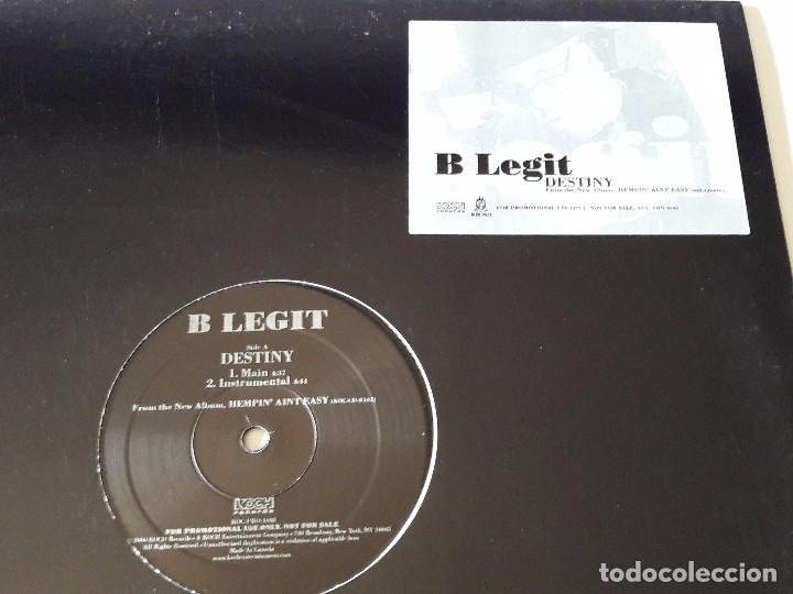 Discos de vinilo: B-Legit - Destiny / Keep It P.I. -  2000 - Foto 1