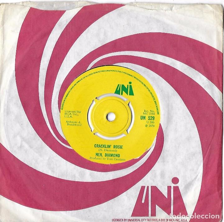 Discos de vinilo: NEIL DIAMOND: CRACKLIN&acute; ROSE / LORDY - Foto 1