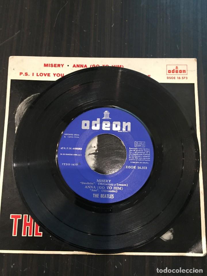 Discos de vinilo: SINGLE DE THE BEATLES , A&Ntilde;O 1964 , DSOE 16.573 - Foto 2