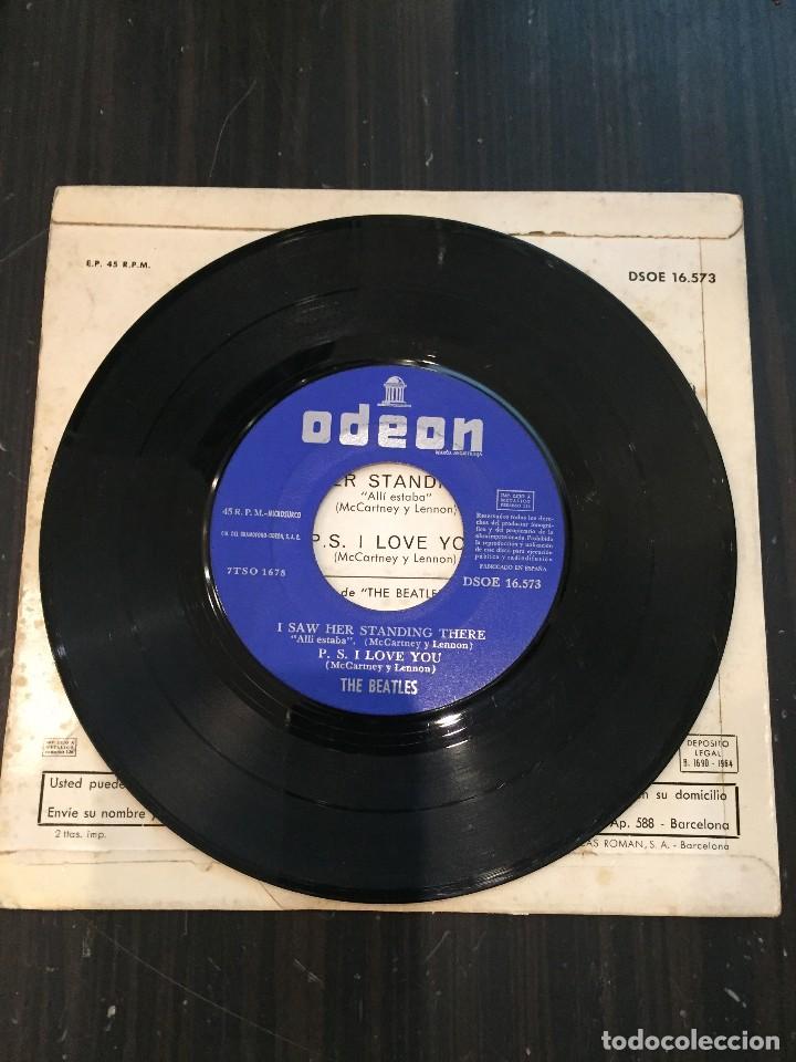 Discos de vinilo: SINGLE DE THE BEATLES , A&Ntilde;O 1964 , DSOE 16.573 - Foto 3