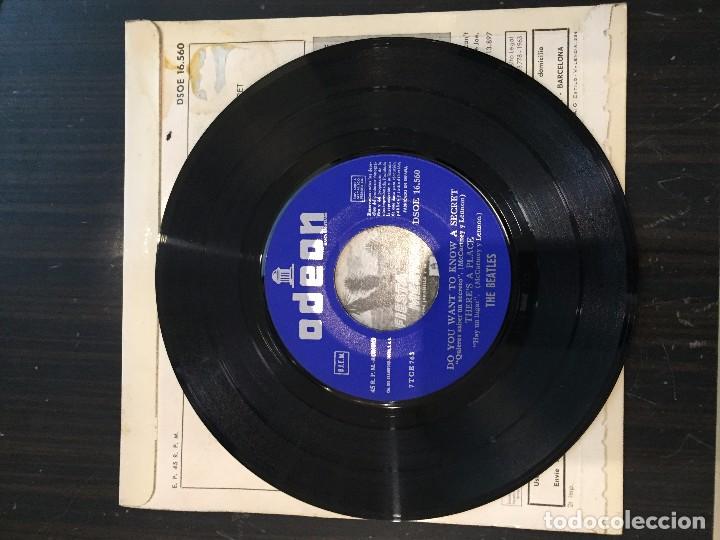 Discos de vinilo: SINGLE DE THE BEATLES , A&Ntilde;O 1963 , DSOE 16.560 - Foto 3