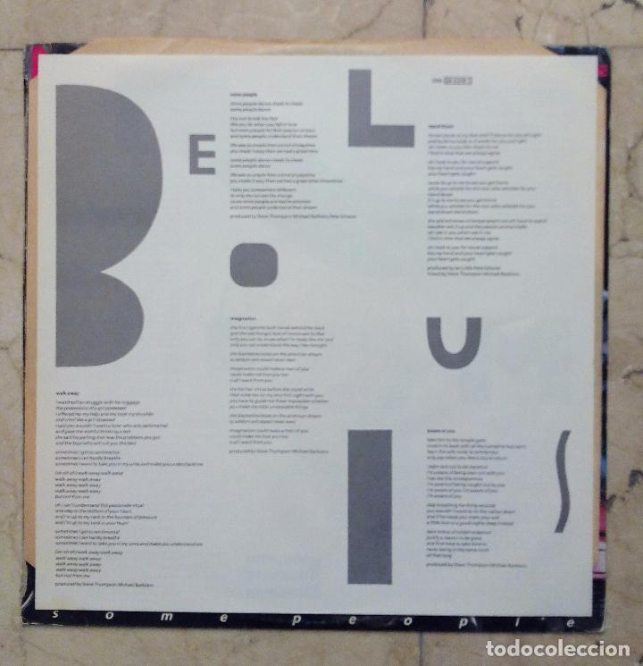 Discos de vinilo: LP BELOUIS SOME - SOME PEOPLE - EMI 1985. - Foto 3