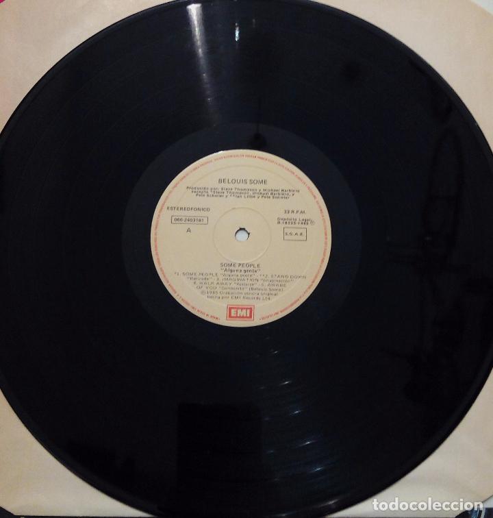 Discos de vinilo: LP BELOUIS SOME - SOME PEOPLE - EMI 1985. - Foto 4