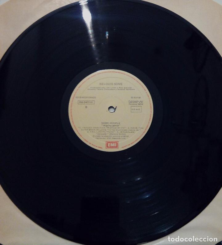Discos de vinilo: LP BELOUIS SOME - SOME PEOPLE - EMI 1985. - Foto 5