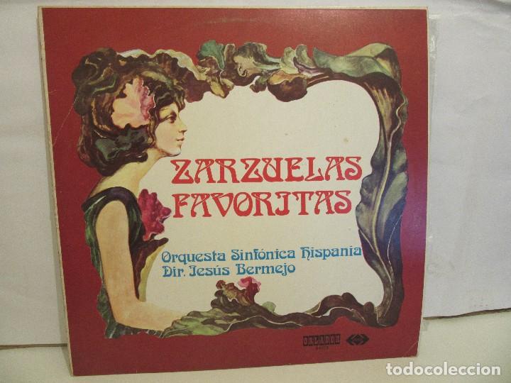 Disques de vinyle: Orquesta Sinfonica Hispania - Zarzuelas Favoritas - 1976 - Ed. Especial EX+/VG