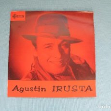Discos de vinilo: AGUSTIN IRUSTA-POR EL CAMINO-BUENOS AIRES-COPA DE LUNA-TANGOS-1959. Lote 82100892