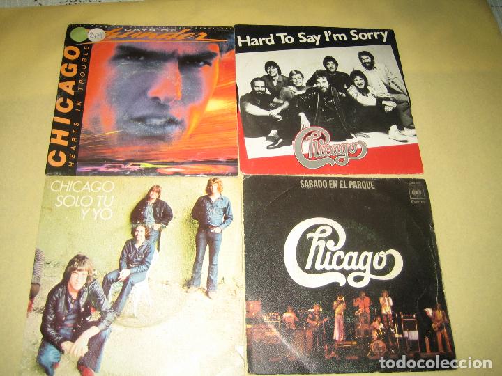 Discos de vinilo: LOTE DE 4 SINGLES - CHICAGO - Foto 1