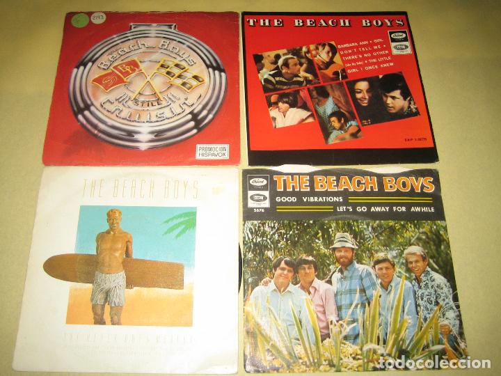 Discos de vinilo: LOTE DE 4 SINGLES - BEACH - BOYS - Foto 1