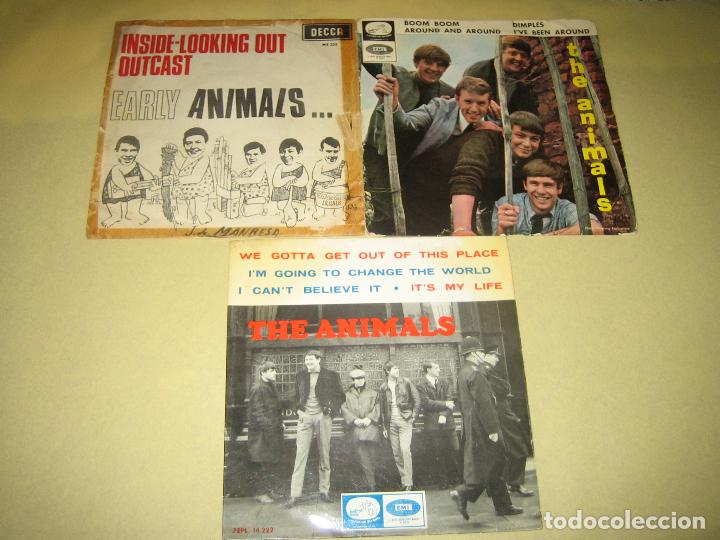 Discos de vinilo: LOTE DE 3 SINGLES - THE ANIMALS - Foto 1