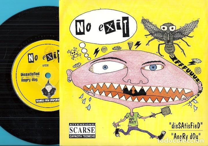 Discos de vinilo: PHONORAKES: RUDE STREAM / SCAT --- NO EXIT: DISSATISFIED / ANGRY DOG - Foto 2
