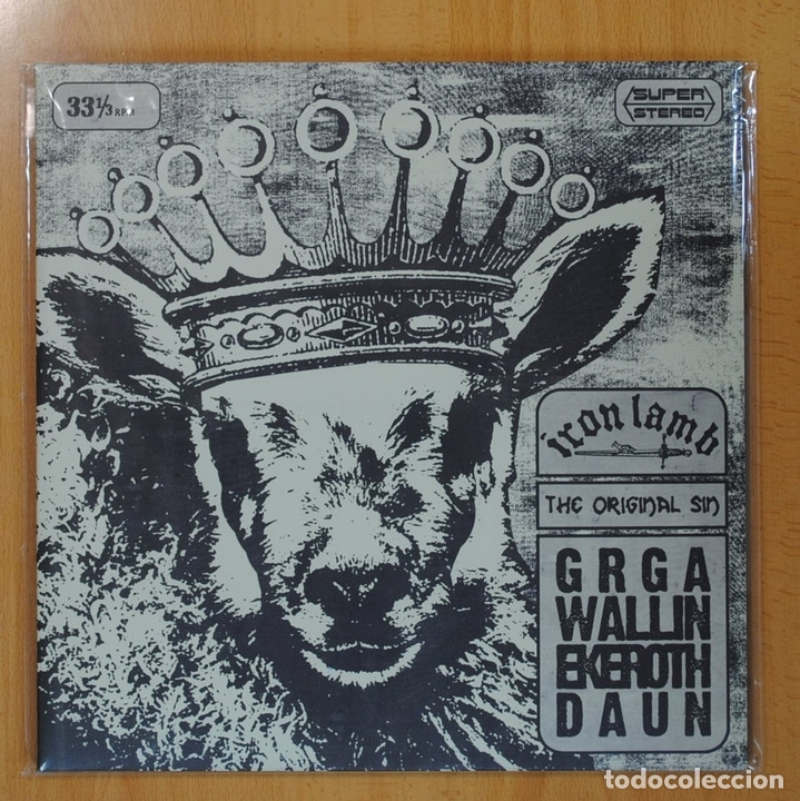 Discos de vinilo: IRON LAMB - THE ORIGINAL SIN - LP - Foto 1
