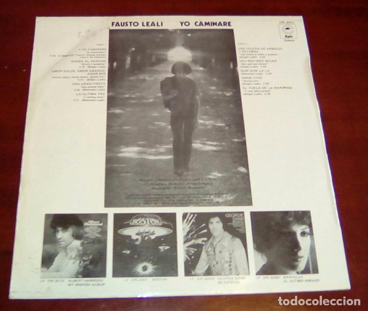 Discos de vinilo: FAUSTO LEALI - YO CAMINARE - LP - 1977 - Foto 2