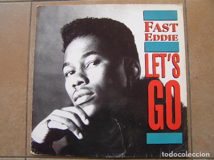Discos de vinilo: FAST EDDIE -LETS GO - BCM RECORDS 1989 - MAXI - LV - Foto 1