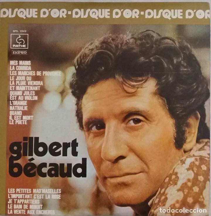 Discos de vinilo: GILBERT BACAUD, DISQUE D&acute;OR. LP BRASIL - Foto 1