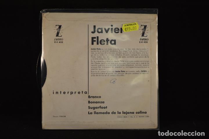 Discos de vinilo: JAVIER FLETA - BRONCO +3 - EP - Foto 2