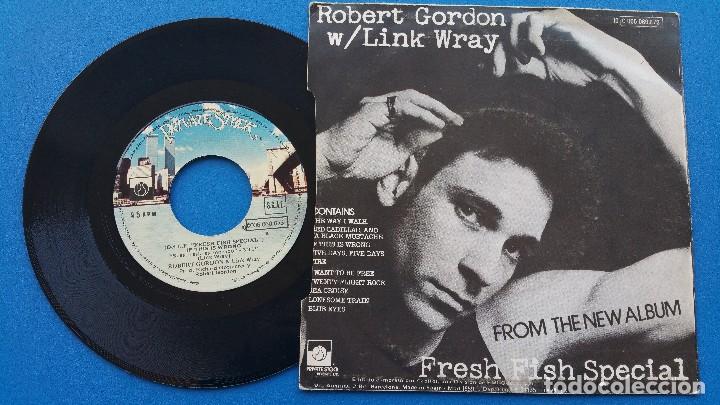 Discos de vinilo: ROBERT GORDON & LINK WRAY - FIRE (BY BRUCE SPRINGSTEEN) + IF THIS IS WRONG - SINGLE VINILO 1978 - Foto 2