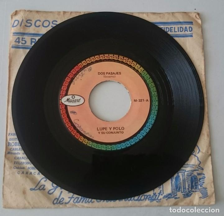 Disques de vinyle: Lupe y Polo y su conjunto: Dos pasajes / De lejos tierras (Musart 197?)