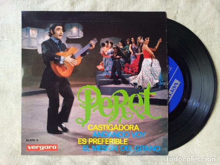 Discos de vinilo: PERET / CASTIGADORA / EL MESON DEL GITANO + 2 (EP 1969) (REF-1AC) - Foto 1