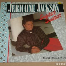 Discos de vinilo: JERMAINE JACKSON - SWEETEST SWEETEST . 1984 ARISTA