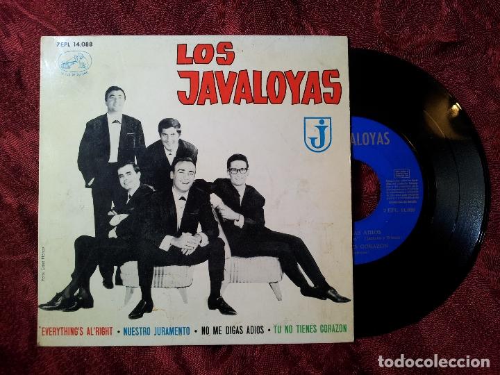 Discos de vinilo: LOS JAVALOYAS - EVERYTHINGS ALRIGHT + 3 (EP DE 4 CANCIONES) (REF-1AC) - Foto 1