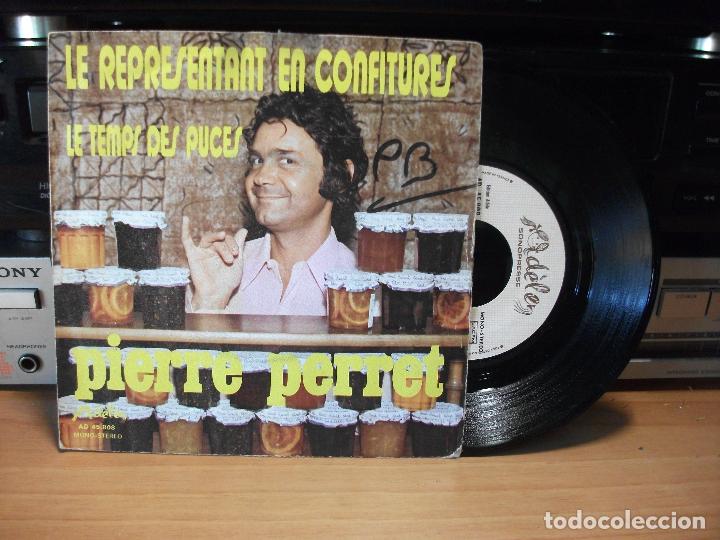Discos de vinilo: PIERRE PERRET  LE REPRESENTANT EN CONFITURES  SINGLE ADELE  FRANCE - Foto 1