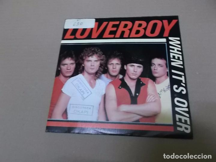 Discos de vinilo: LOVERBOY (SN) WHEN IT&rsquo;S OVER A&Ntilde;O 1981 - Foto 1