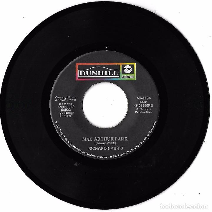 Discos de vinilo: RICHARD HARRIS: MAC ARTHUR PARK / DIDN&acute;T WE - Foto 1