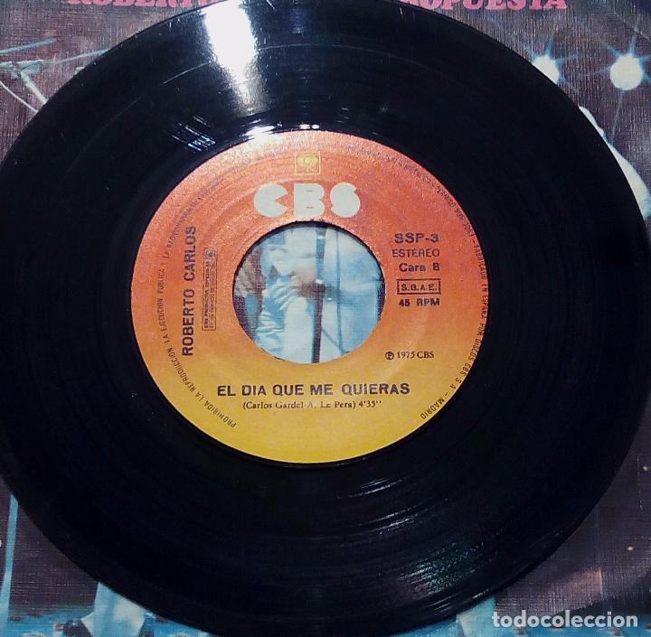 Discos de vinilo: SINGLE ROBERTO CARLOS - PROPUESTA - CBS 1975. - Foto 4