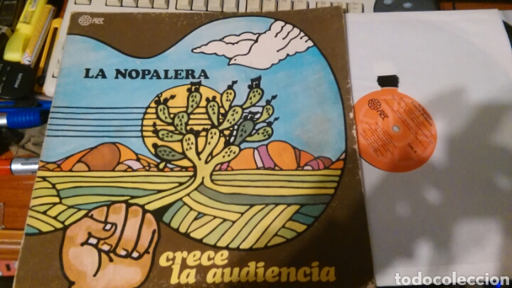 Vinyl records: La nopalera lp crece la auduencia.carpeta doble.mexico 1978