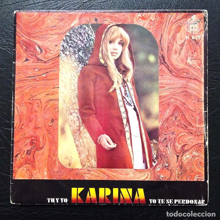 Discos de vinilo: SINGLE KARINA - TU Y YO - HISPAVOX 1970. - Foto 1