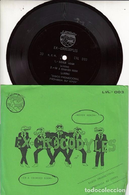 Discos de vinilo: EX CROCODYLES - NEVER AGAIN - SINGLE FLEXI DISCO LA VIA LACTEA - Foto 1