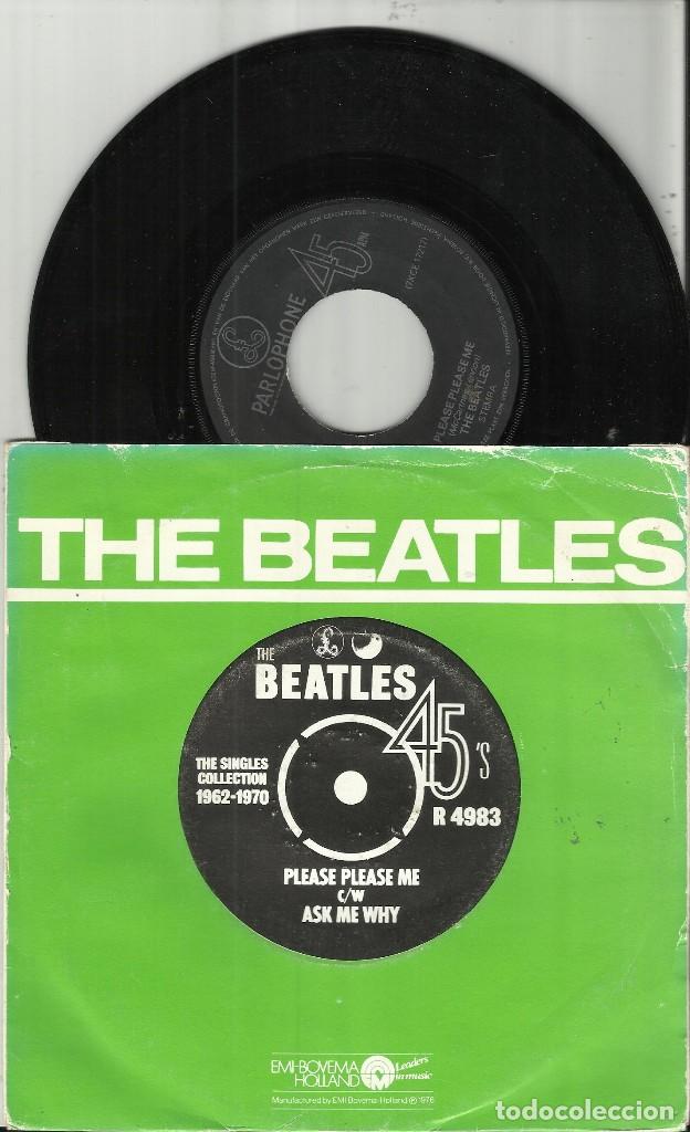 Discos de vinilo: the beatles single please,please me - ask me why holanda - Foto 1