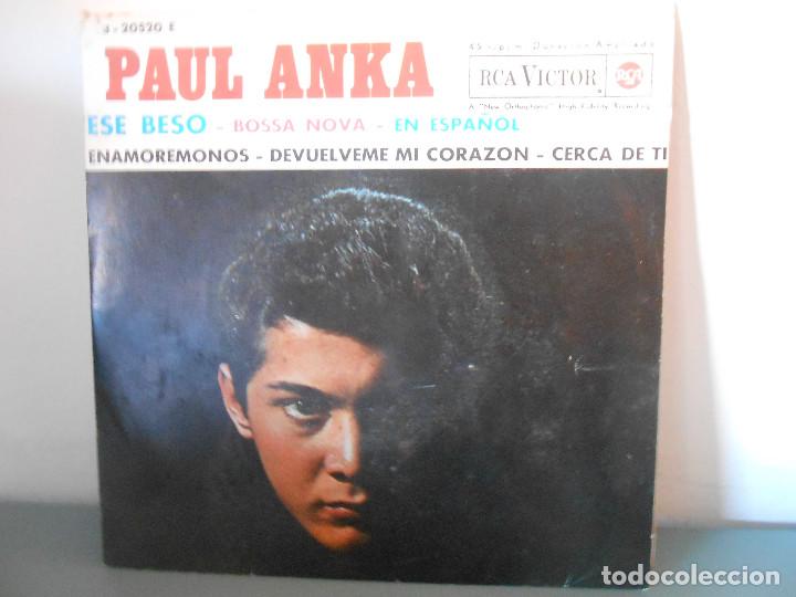 Discos de vinilo: PAUL ANKA - ESE BESO - Foto 1