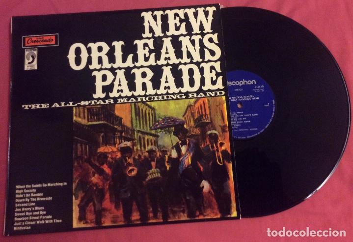 Disques de vinyle: NEW ORLEANS PARADE. THE ALL STAR MARCHING BAND. DISCOPHON 1979