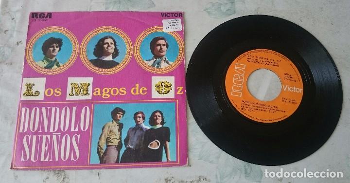 Discos de vinilo: Los Magos de Oz: Dondolo / Sue&ntilde;os (RCA 1969) - Foto 2