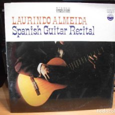 Discos de vinilo: LAURINDO ALMEIDA LP SPANISH GUITAR RECITAL.U.S.A. PRECINTADO ¡¡ PEPETO. Lote 83146828
