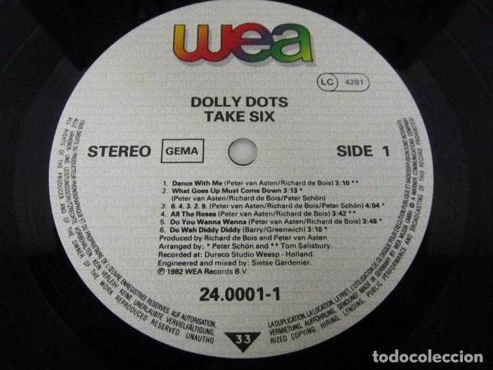 Discos de vinilo: DOLLY DOTS - TAKE SIX - LP - WEA 1982 GERMANY , VINILO COMO NUEVO - Foto 2