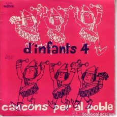Discos de vinilo: L'ESQUELLERINC DEL COR MADRIGAL – CANÇONS PER AL POBLE. CANÇONS D'INFANTS 4. EUFONIC 1975