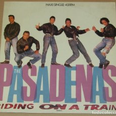 Discos de vinilo: THE PASADENAS - RIDING ON A TRAIN - CBS SPAIN 1988