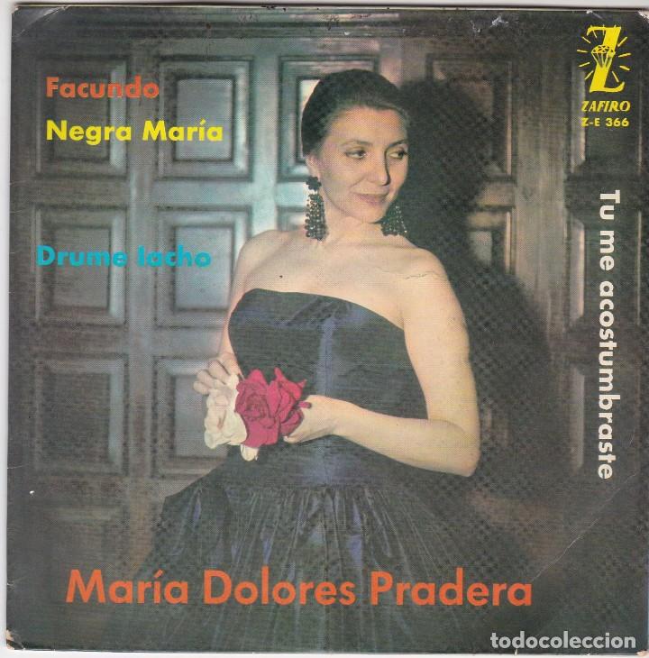 Discos de vinilo: SINGLE MAR&Iacute;A DOLORES PRADERA. facundo. 1962 SPAIN (DISCO PROBADO Y BIEN) - Foto 1
