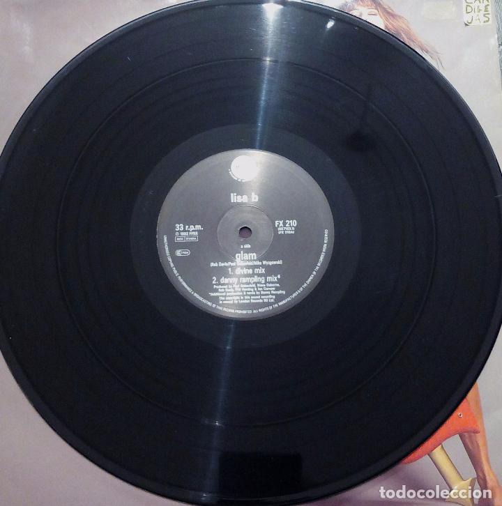 Discos de vinilo: MAXI SINGLE LISA B - GLAM - 1993. - Foto 3