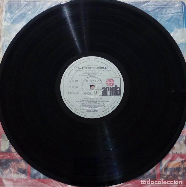 Discos de vinilo: LP 14 ACIERTOS ARIOLA  VOL. 1 - ARIOLA - 1981. - Foto 4