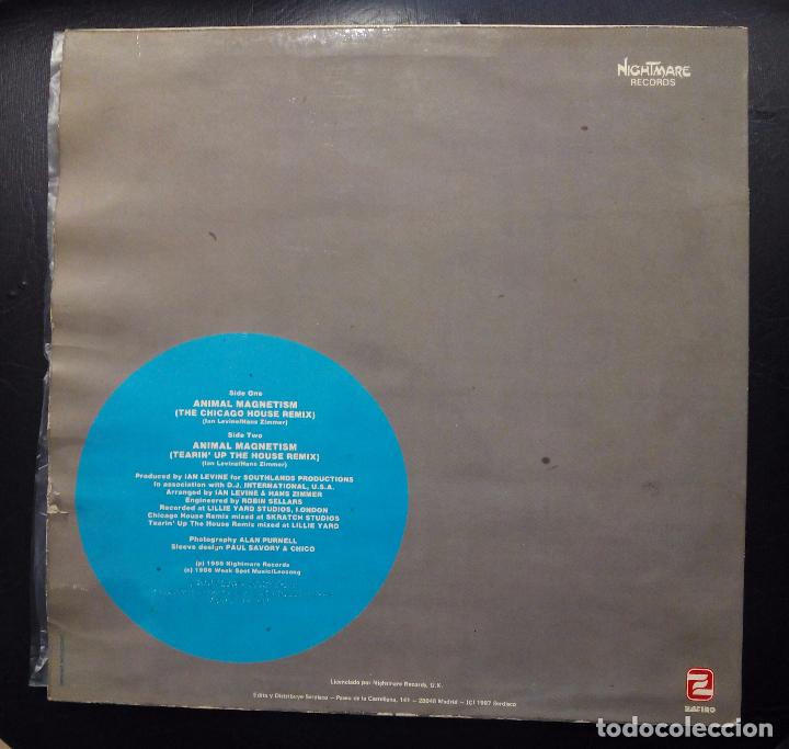 Discos de vinilo: MAXI SINGLE DARRYL PANDY - ANIMAL MAGNETISM - SONIC 1987. - Foto 2