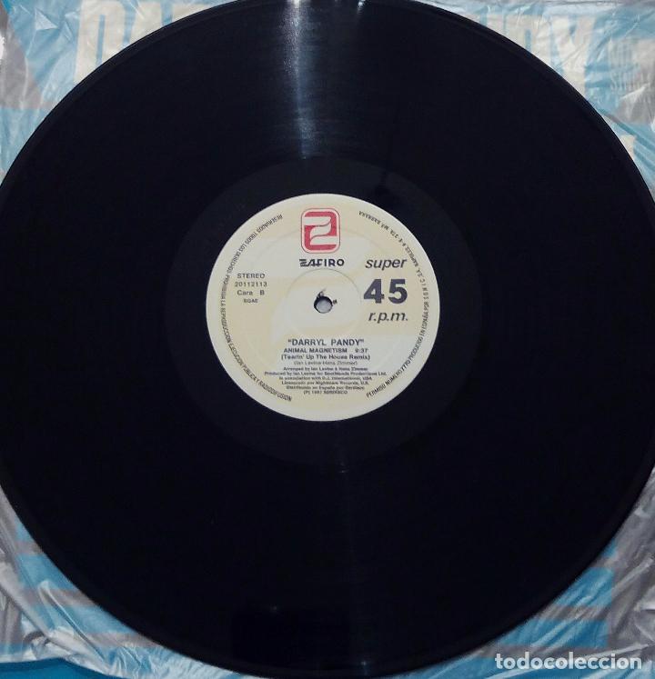 Discos de vinilo: MAXI SINGLE DARRYL PANDY - ANIMAL MAGNETISM - SONIC 1987. - Foto 5