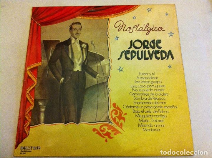 Discos de vinilo: jorge Sep&uacute;lveda -Nost&aacute;lgico... - Foto 1