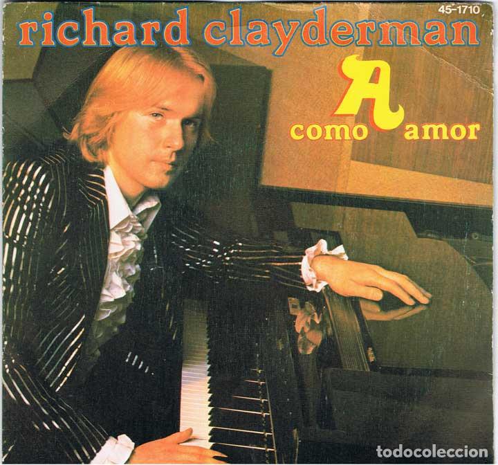 Discos de vinilo: Richard Clayderman - A Comme Amour (A como Amor) - Hispavox 1977 - Foto 1