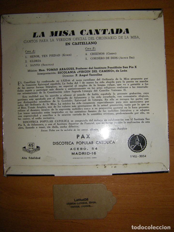 Discos de vinilo: La misa cantada - Foto 2
